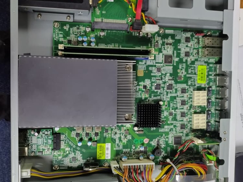 Firewall hardware after servicing